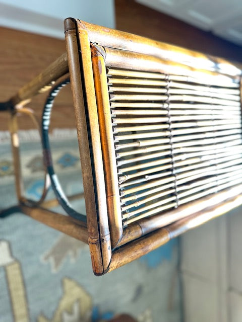 Burnt Bamboo Side Table