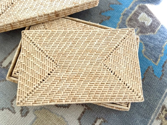 Rattan Placemat Set