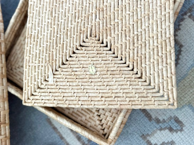 Rattan Placemat Set