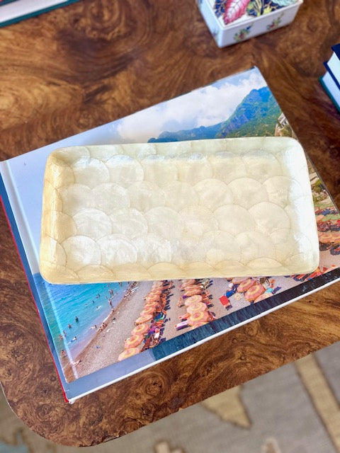 Capiz Valet Tray